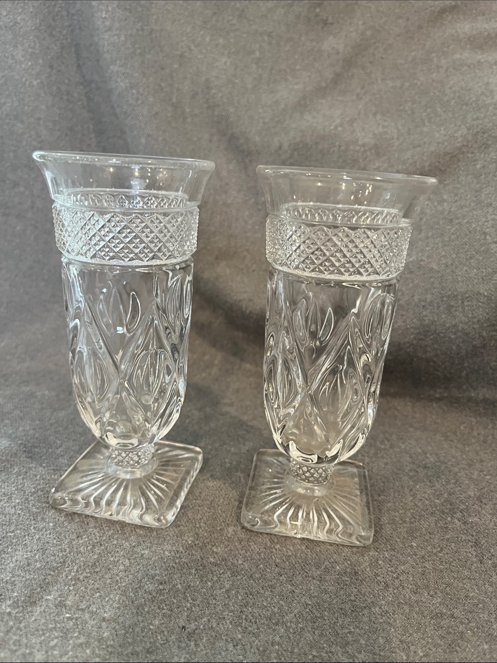 Imperial Glass Cape Cod Parfait Glasses-Set of 2